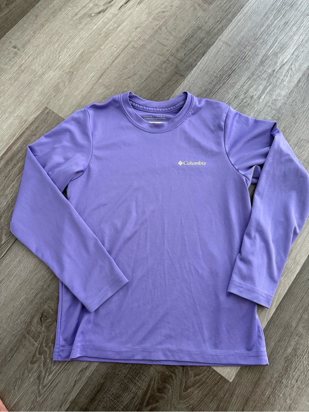 Columbia Girls' Long Sleeve Performance Tee - Lavender Purple